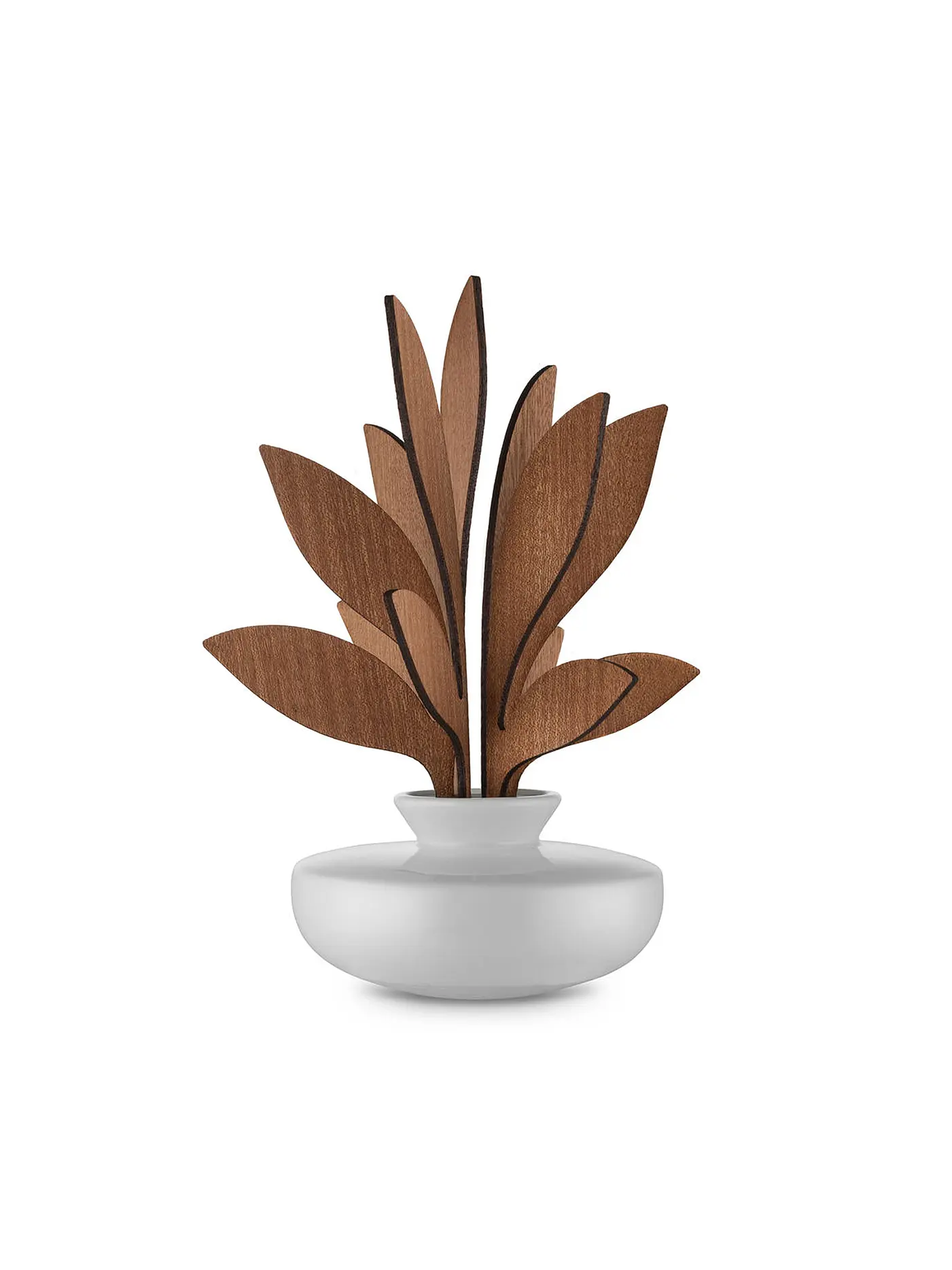 ALESSI | Duft- Blattdiffusor "Brrr - The Five Seasons" 150ml | weiss